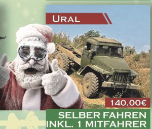 Ural selber fahren Weihnachtsangebot 2022