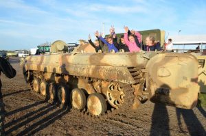 Panzermitfahren zum Kindergeburtstag