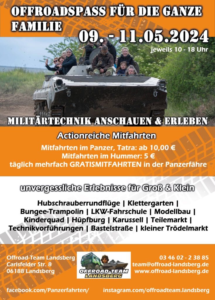 Flyer Rückseite Tag der offenen Tür Website